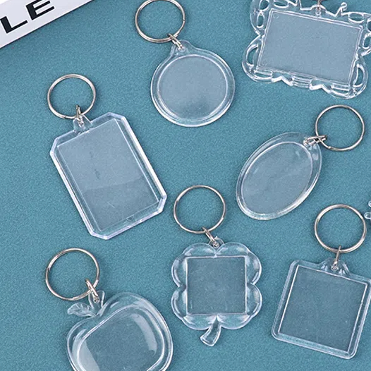 Photography Hacks - 5pcs Blank Photo Frame Keychain Clear