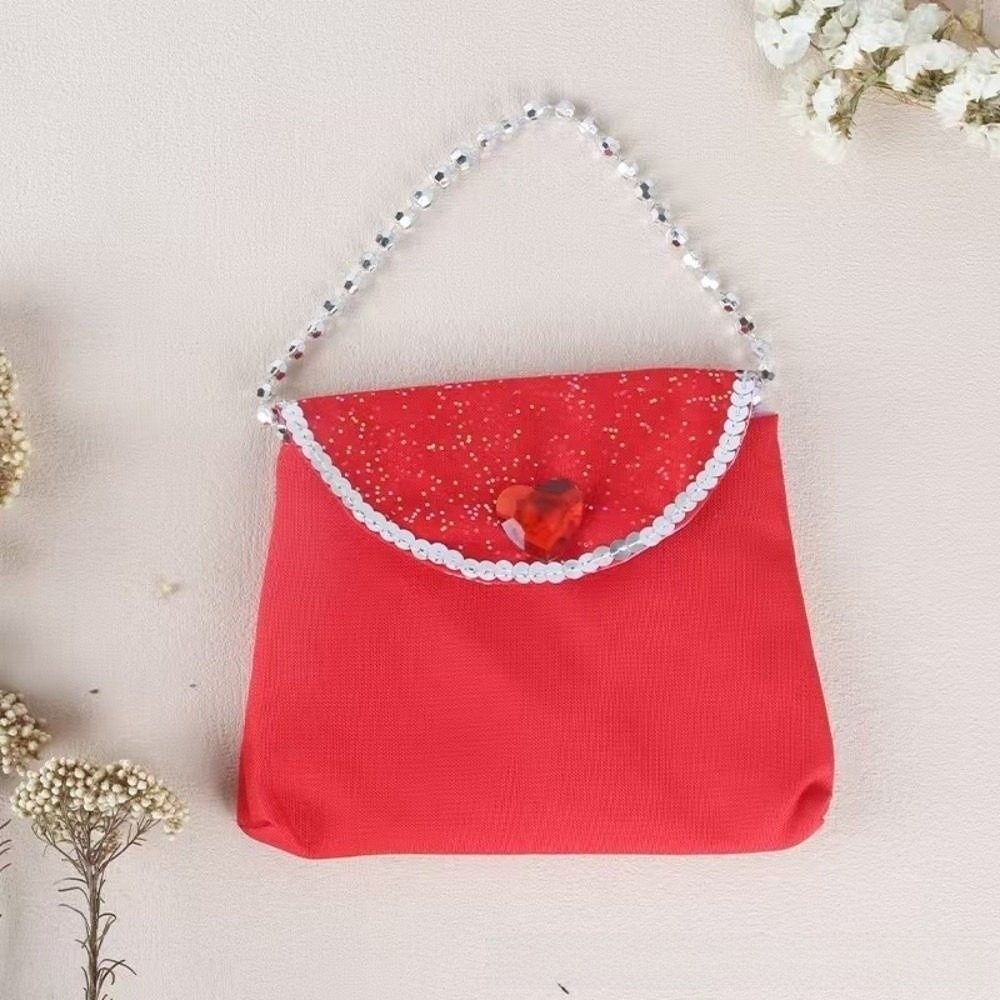 Photography Year - Multicolor Princess Handbag Snowflake Pattern Peach
