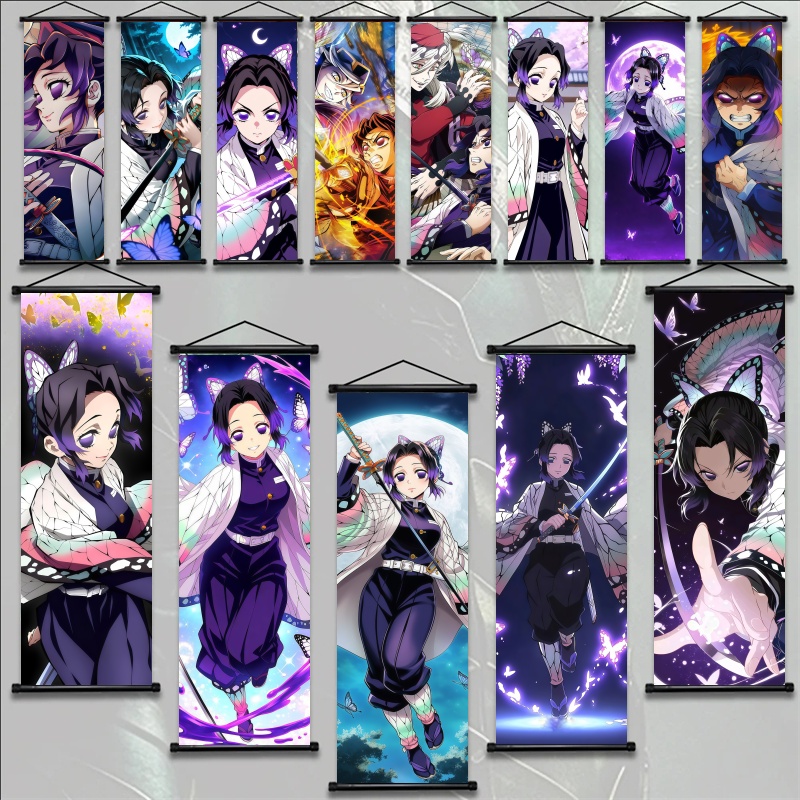Photography Anime - Shinobu Kocho Demon Slayer Art Fabric