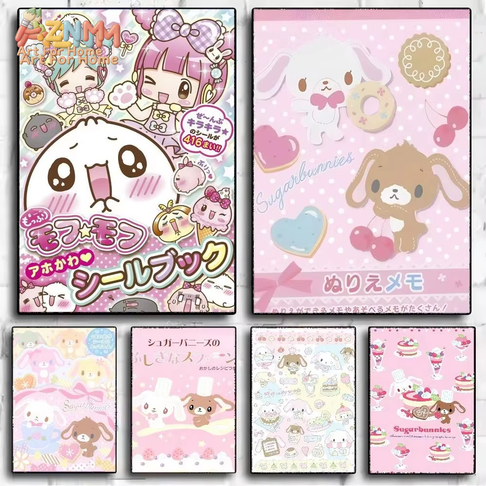 Photography Anime - 1pc AZMN Sugarbunnies Anime Kawaii Poster