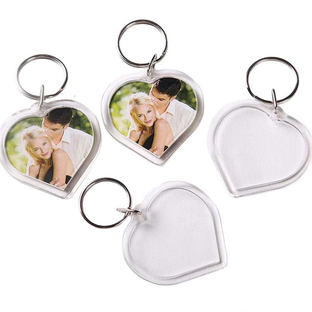 Photography Hacks - 100 Pcs Clear Acrylic Love Heart