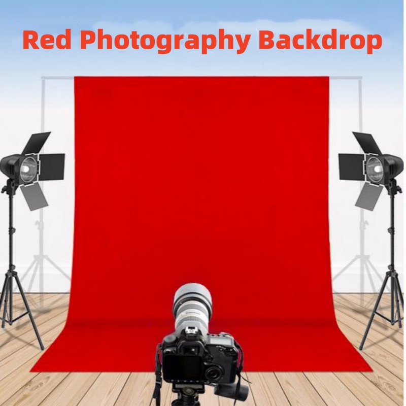Photography Hacks - Photography Red Backdrop Cloth Screen Photo