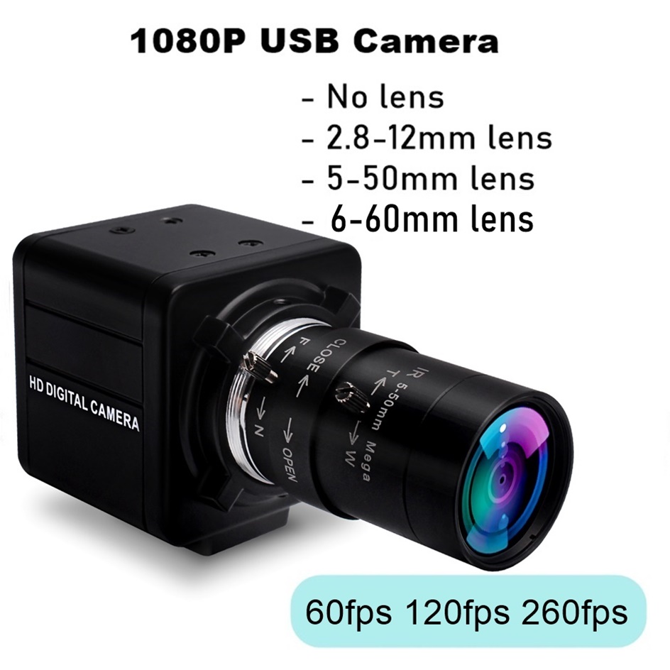 Photography Zooming - ELP 260fps 120fps 60fps High Speed
