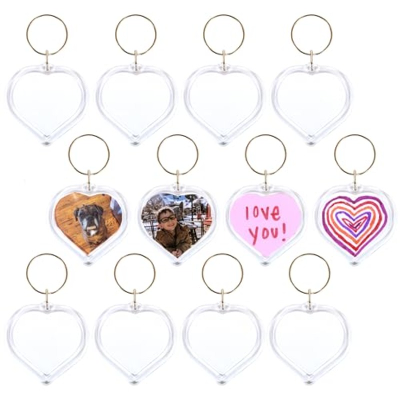 Photography Hacks - 100Pcs Clear Acrylic Custom Personalised Insert