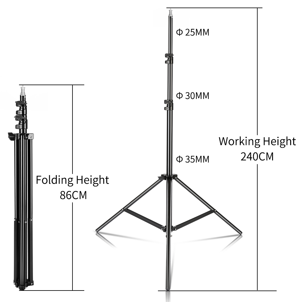 240CM/7.9FT 1/4 Screw Photogra - Photography Umbrella Light recension och pris