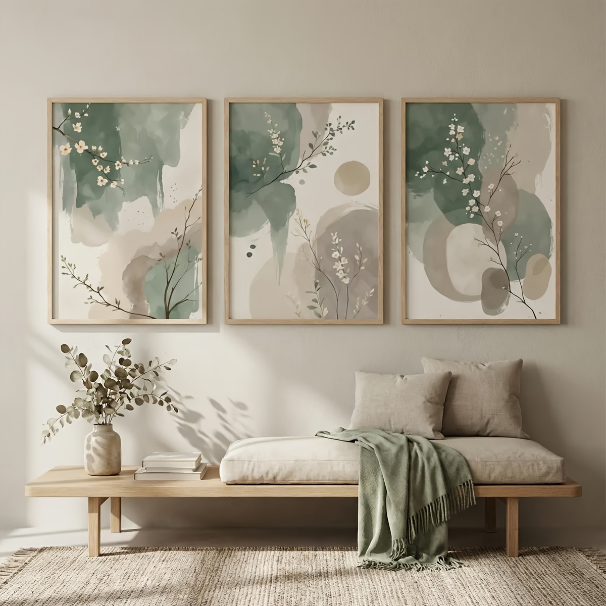 3pcs Japanese-Style Plant Canv - Photography Types recension och pris