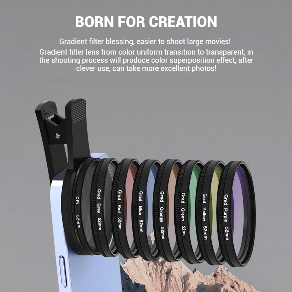52MM Mobile Phone Lens Univers - Photography Zooming recension och pris
