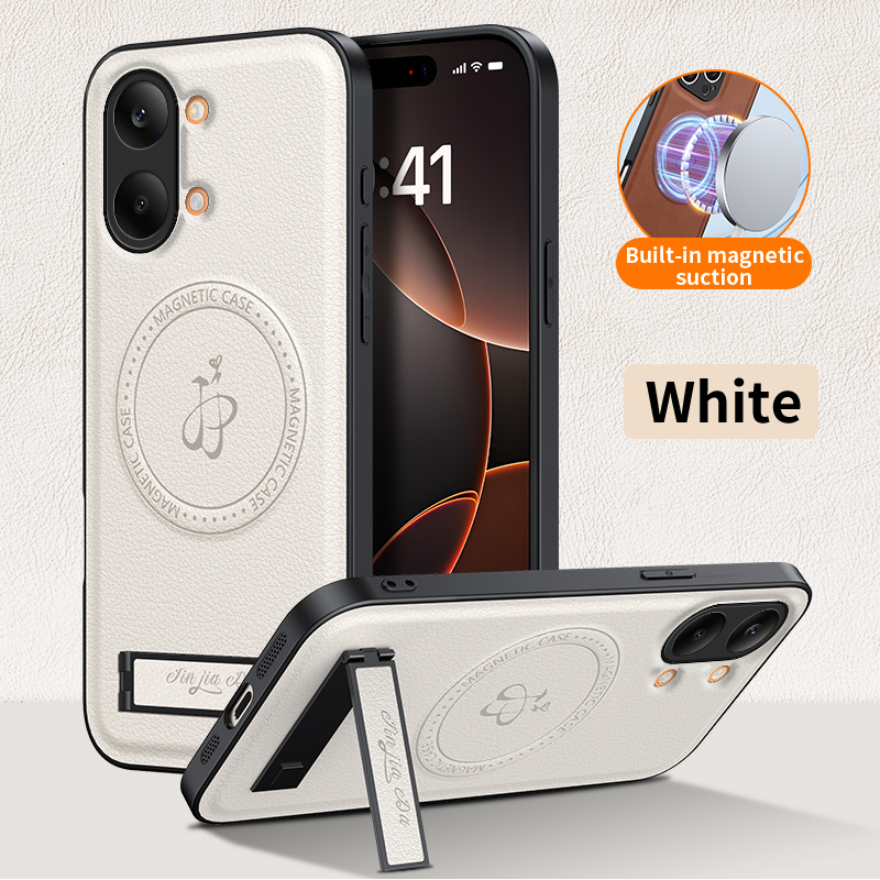 Luxury Leather Stand Phone Cas - Photography Xiaomi recension och pris
