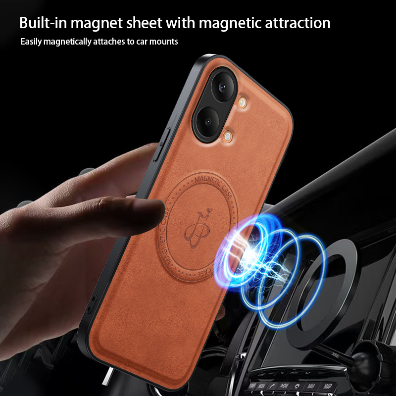 Luxury Leather Stand Phone Cas - Photography Xiaomi recension och pris