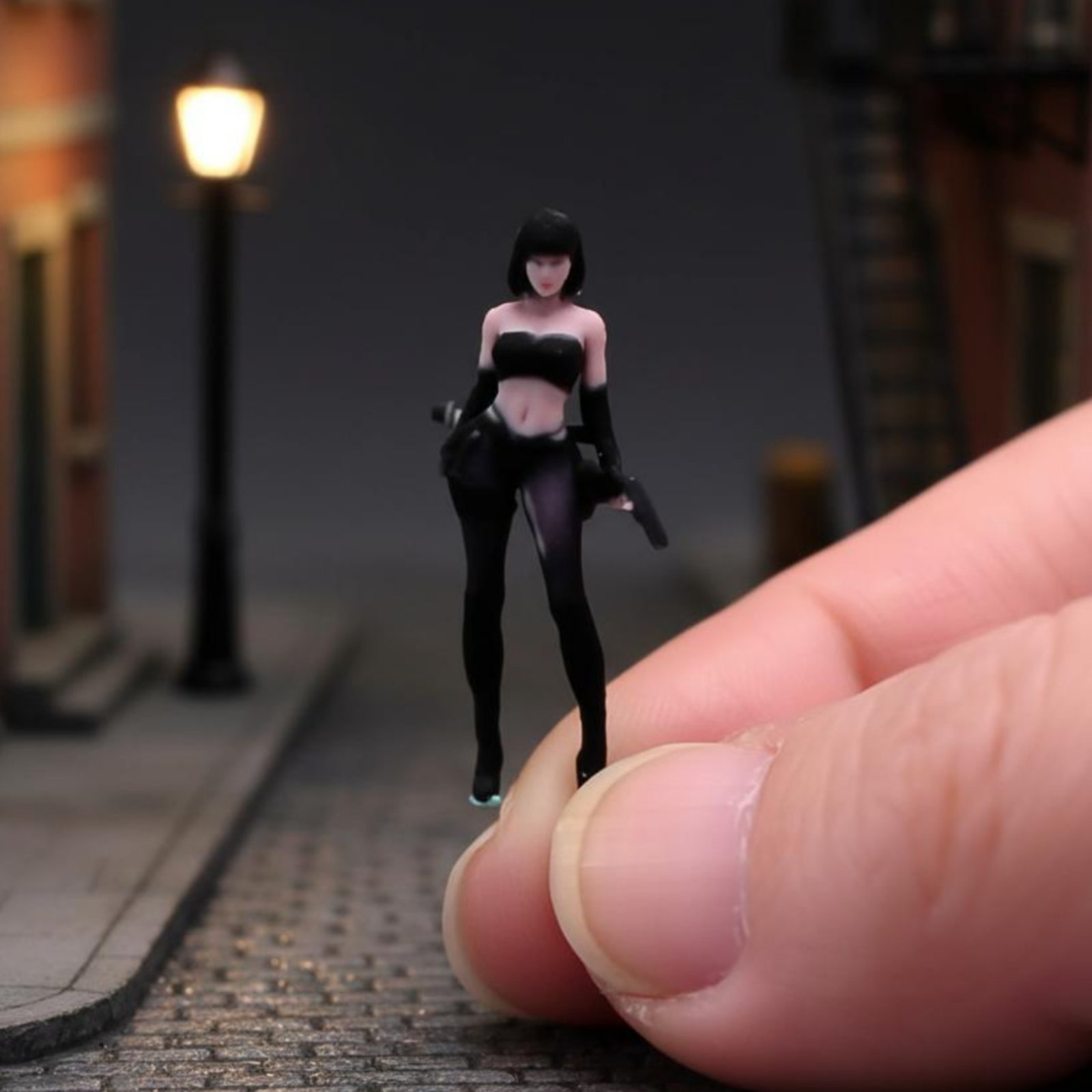 1:64 Scale Female Spy Figure R - Photography Year recension och pris