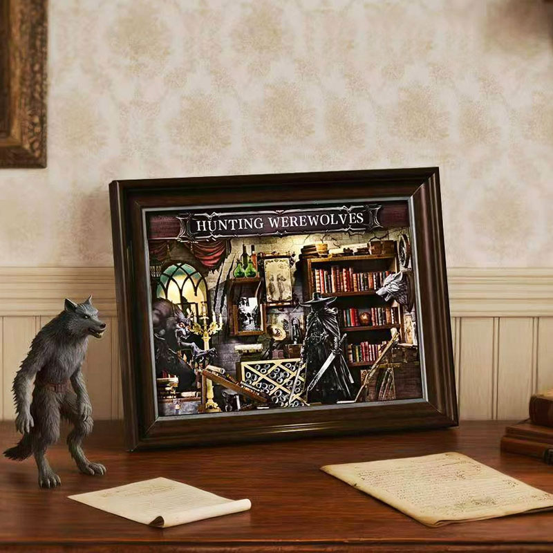 DIY 3D Wooden Book Nook Kit Mi - Photography Hacks recension och pris