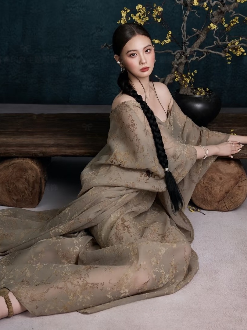 New Vintage Oil Painting Dress - Photography Zen recension och pris