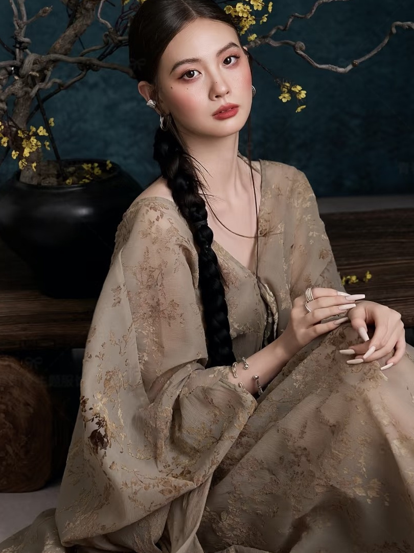 New Vintage Oil Painting Dress - Photography Zen recension och pris