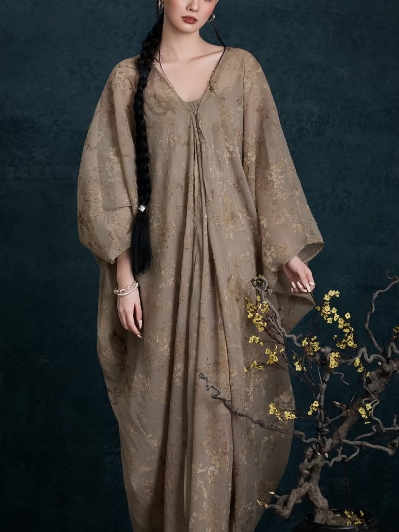 New Vintage Oil Painting Dress - Photography Zen recension och pris