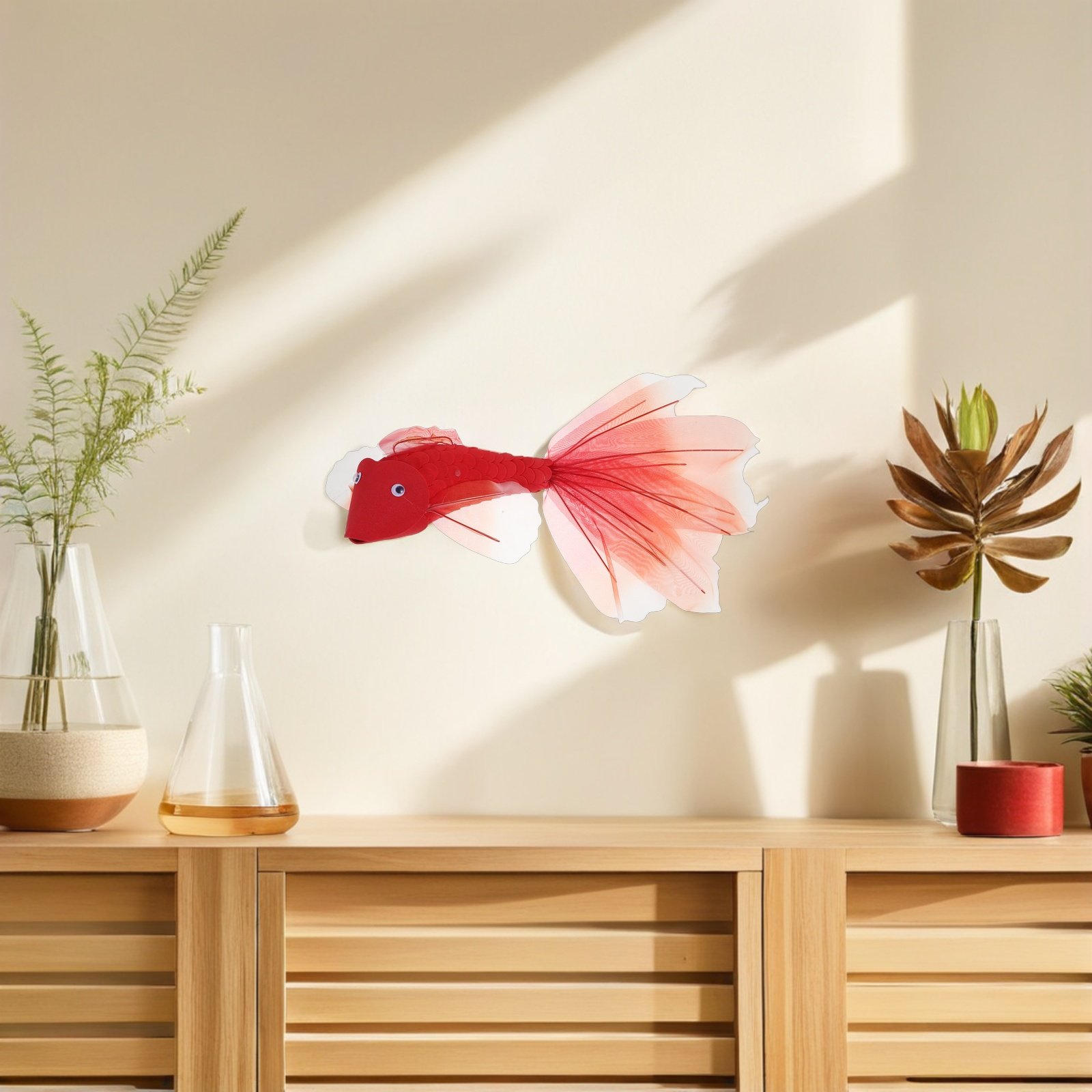 Red Polyester Koi Fish Hanging - Photography Year recension och pris