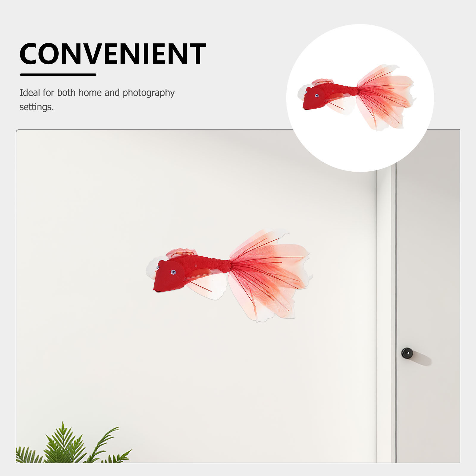 Red Polyester Koi Fish Hanging - Photography Year recension och pris