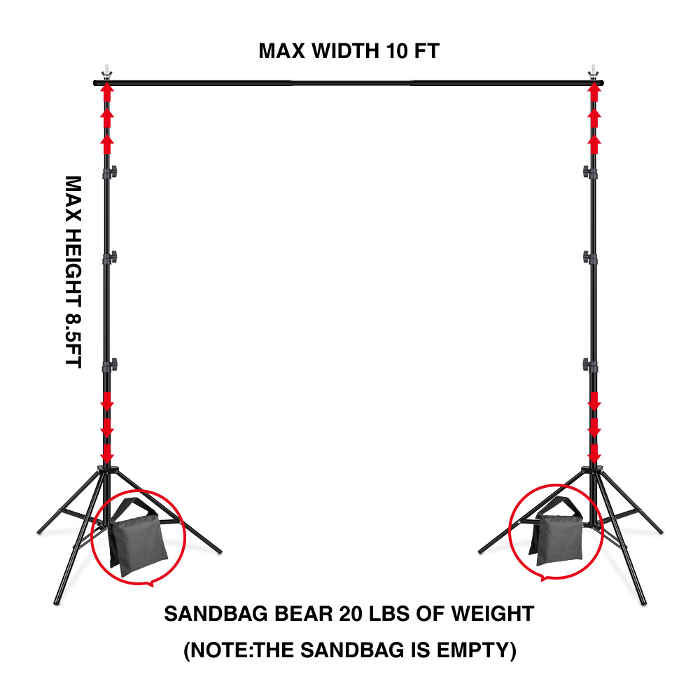 Backdrop Stand Video Photo Vid - Photography Hacks recension och pris