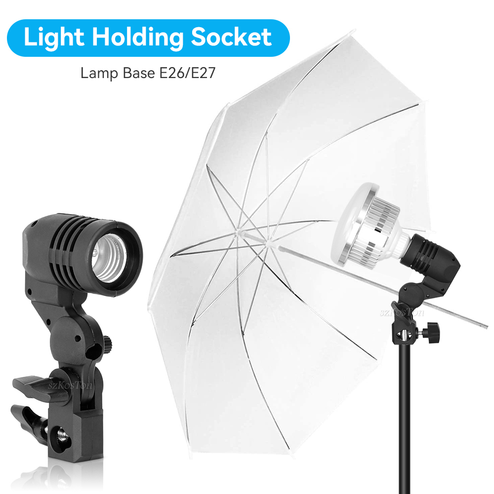 2PCS/1PC E27 Single Head Bulb  - Photography Umbrella Light recension och pris