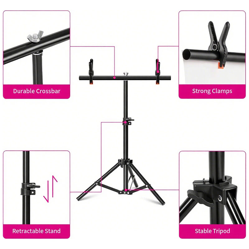 T-shaped Photography Backdrops - Photography Hacks recension och pris