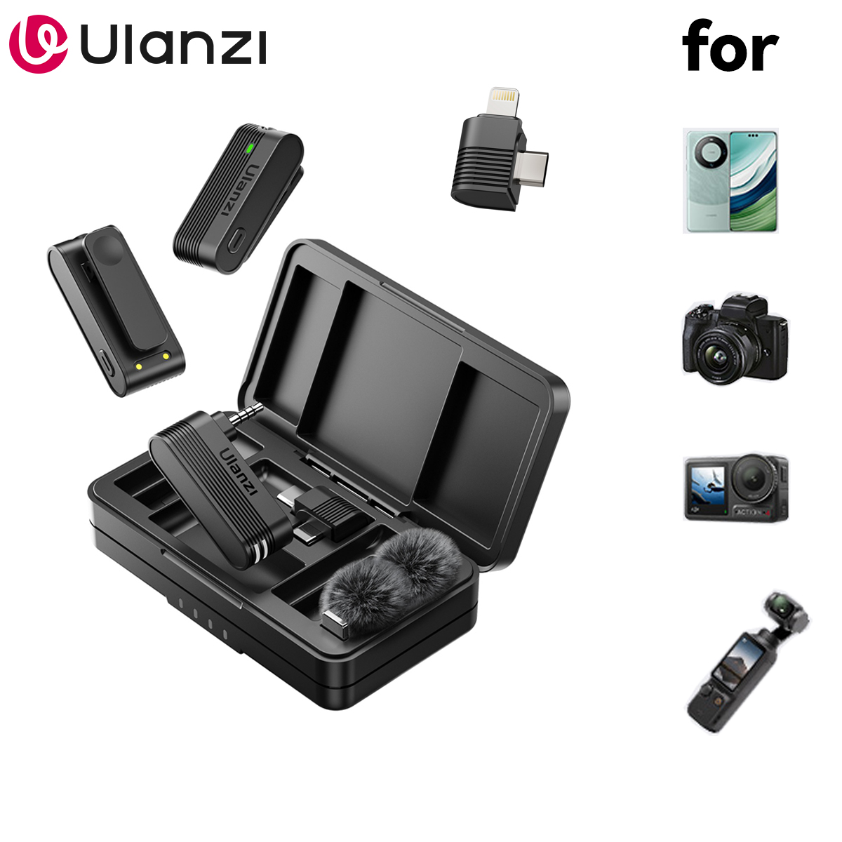 Ulanzi A100 Microphone Smartph - Photography Xiaomi recension och pris
