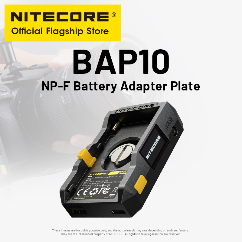 NITECORE BAP10 NP-F Battery Ad - Photography Unit recension och pris
