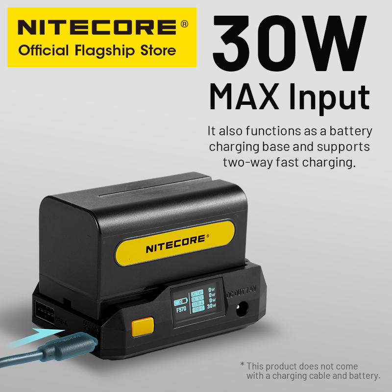 NITECORE BAP10 NP-F Battery Ad - Photography Unit recension och pris