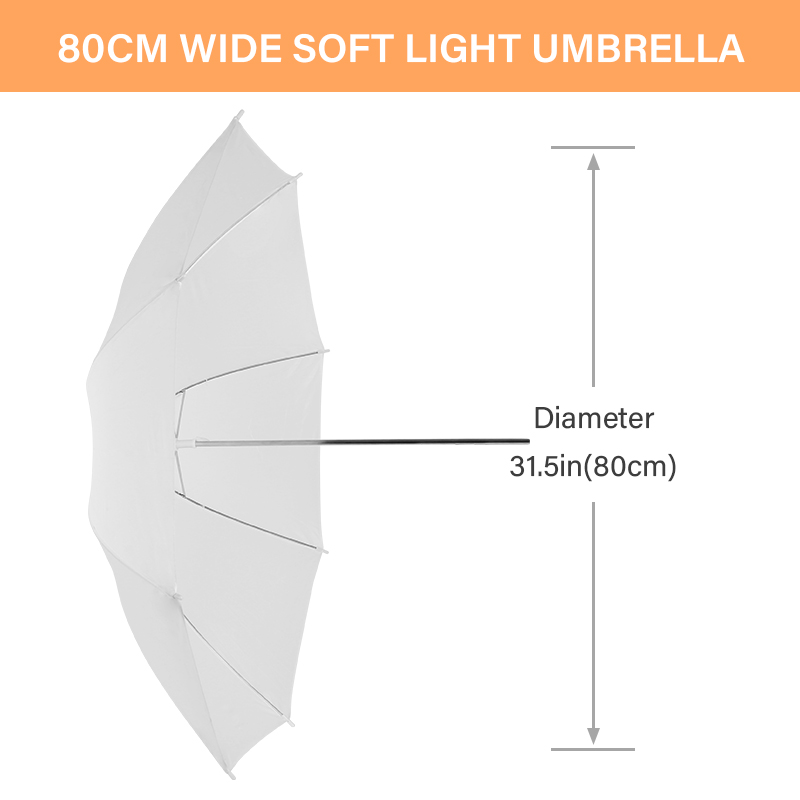76 * 80cm X4 Transparent White - Photography Umbrella Light recension och pris