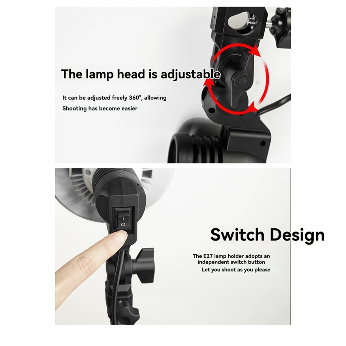 A40I 1.8m E27 Photography Ligh - Photography Umbrella Light recension och pris