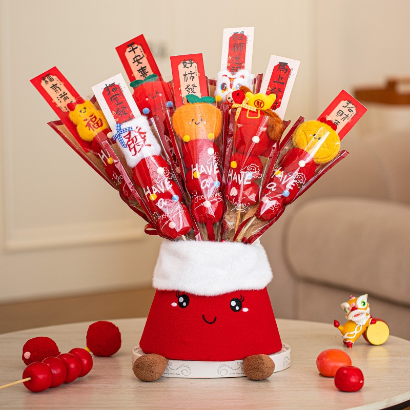 New Year decorations, plush or - Photography Year recension och pris