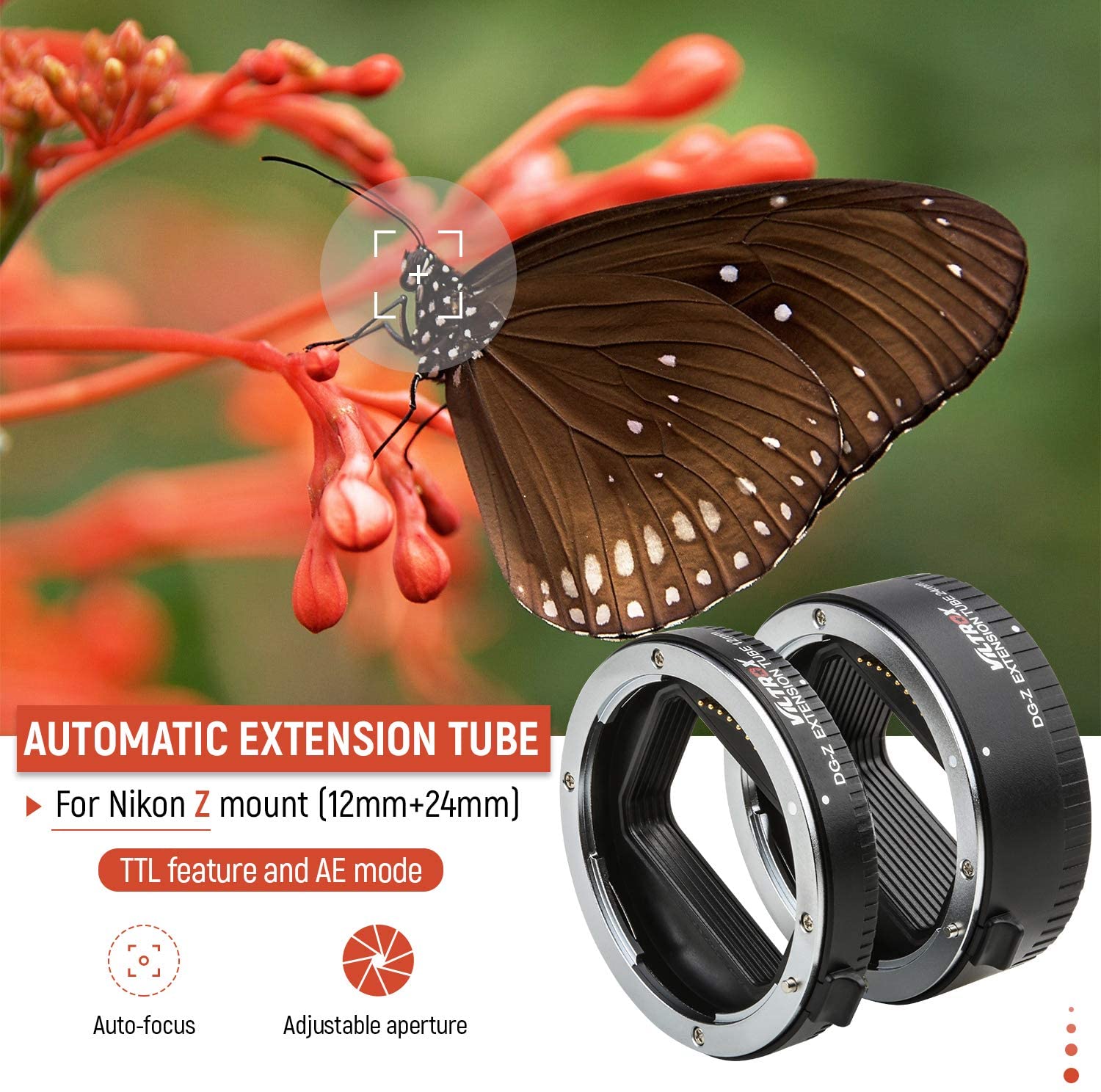 Viltrox DG-Z Auto Focus AF Mac - Macro Extension Tube recension och pris