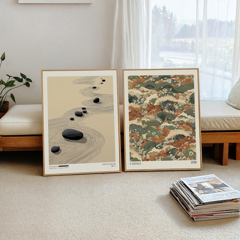 2pcs Japandi Zen Canvas Wall A - Photography Types recension och pris