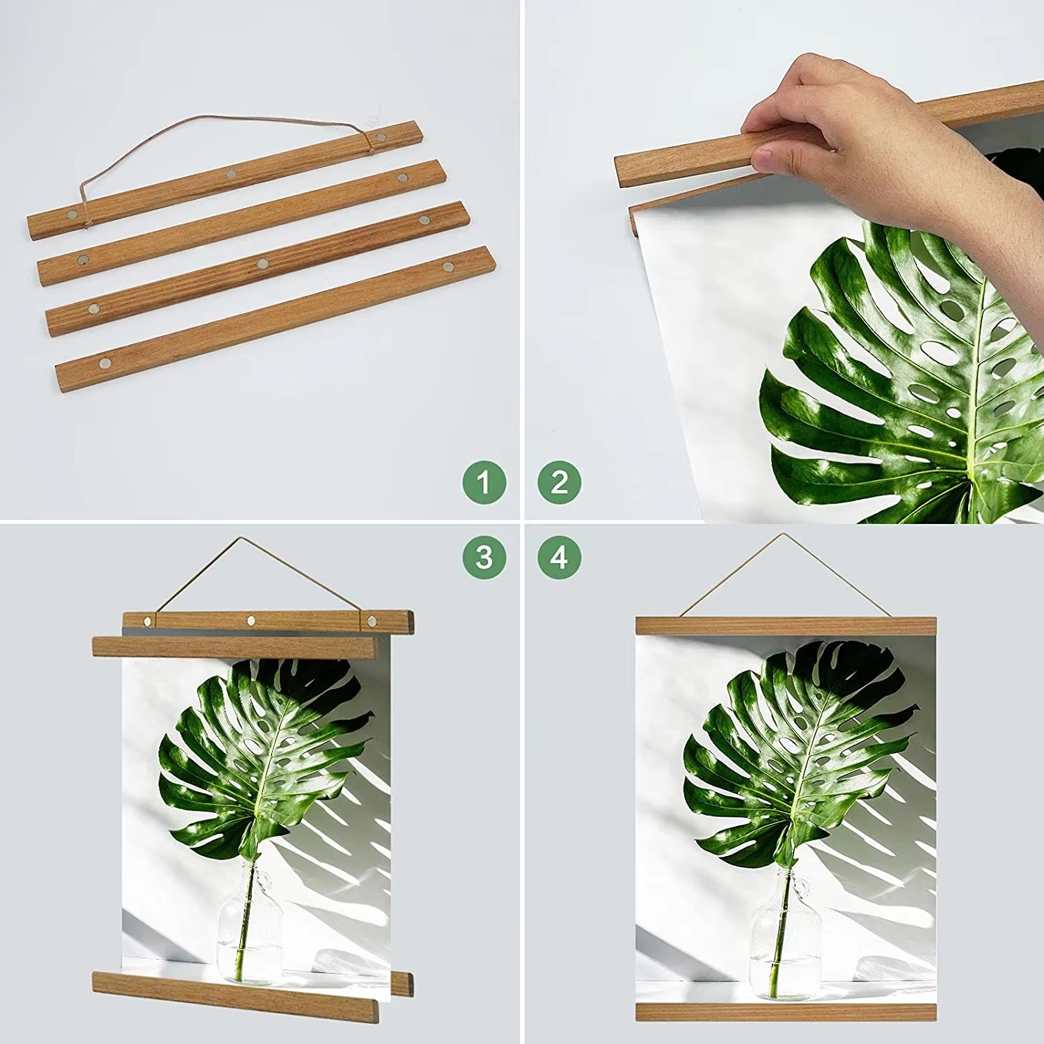 21-90cm Magnetic Wooden Pictur - Photography Types recension och pris