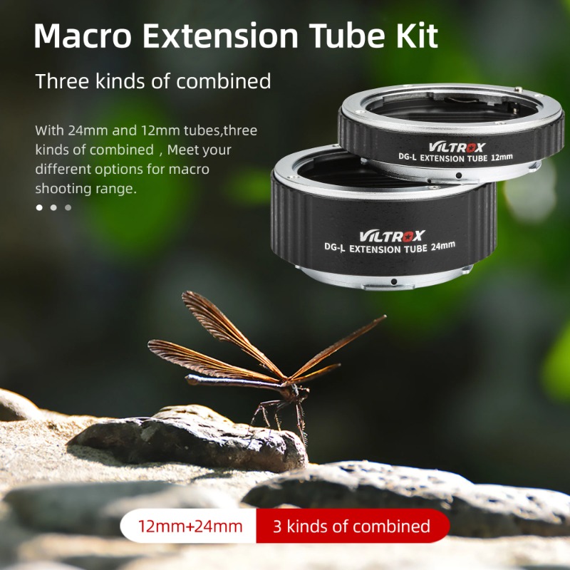 Viltrox DG-L Auto Focus Macro  - Macro Extension Tube recension och pris