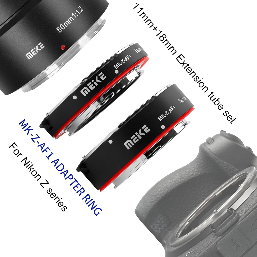 Meike MK-Z-AF1 Metal Auto Focu - Macro Extension Tube recension och pris